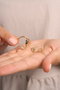 Heliophilia Silver Pendientes de Oro con Recubrimiento de Laca Dorado